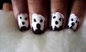 Ghost nailart