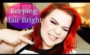 Keeping Hair Color Bright