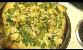 Green Garden Chicken Pizza