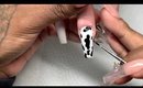 Cow Print Acrylic Nails