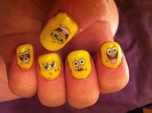 Spongebob nails!