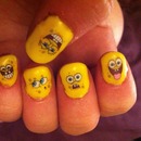 spongebob nails