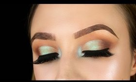 Colorful Half Cut Crease Makeup Tutorial