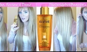 Elvive Extraordinary Oil Review & Demo | TheInsideOutBeauty.com by Heidi
