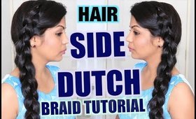 Side Dutch Braid Tutorial For Beginners | Hairstyle Tutorial