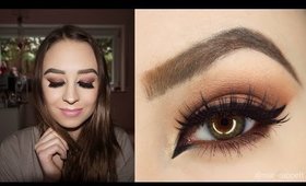 Too Faced Chocolate Bar Palette Makeup Tutorial // Brown Smokey Eye