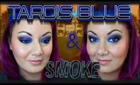 Makeup Look: TARDIS Blue & Smoke