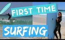 SURFING FOR THE FIRST TIME! | Chloe Madison