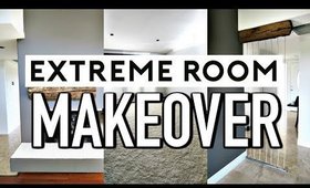 EXTREME ROOM MAKEOVER (PLANNING + BEFORE) 2018