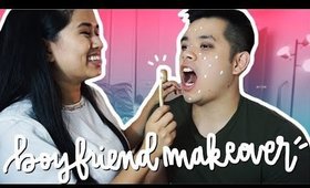 Girlfriend Does Boyfriend's Makeup Challenge