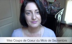 Mes Coups de Coeur de Septembre/Nathalie-BeautyOver40