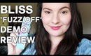 Bliss "Fuzz Off" Facial Hair Removal Cream Review & Demo | OliviaMakeupChannel