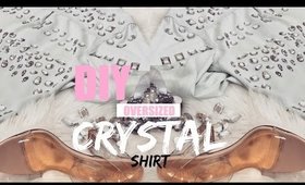 DIY OVERSIZED CRYSTAL SHIRT