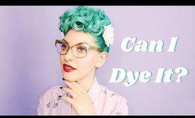 How to Dye Synthetic Hair | Quick Vintage Hairstyles Part 1
