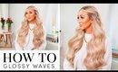How to : Glossy Waves Styled With Trendy My Kitsch Hair Accessories