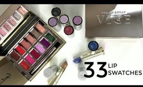 NEW Urban Decay Lipsticks - 33 swatches!! | Bailey B.