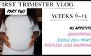 FIRST TRIMESTER SYMPTOMS| WEEK 6-13+BELLY SHOT