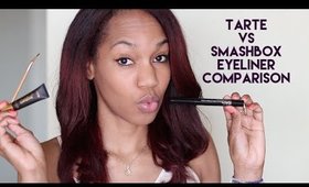 Smashbox vs Tarte Gel Eyeliner Review/Comparison