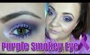 Vibrant Purple Smokey Eye! #DomesticViolenceAwareness
