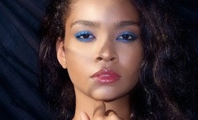 Dramatic Blue Winged Liner   |   Bellesa Africa