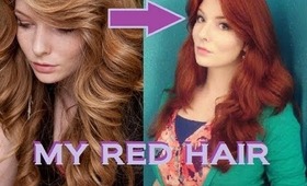 How I get my RED HAIR COLOR ❤