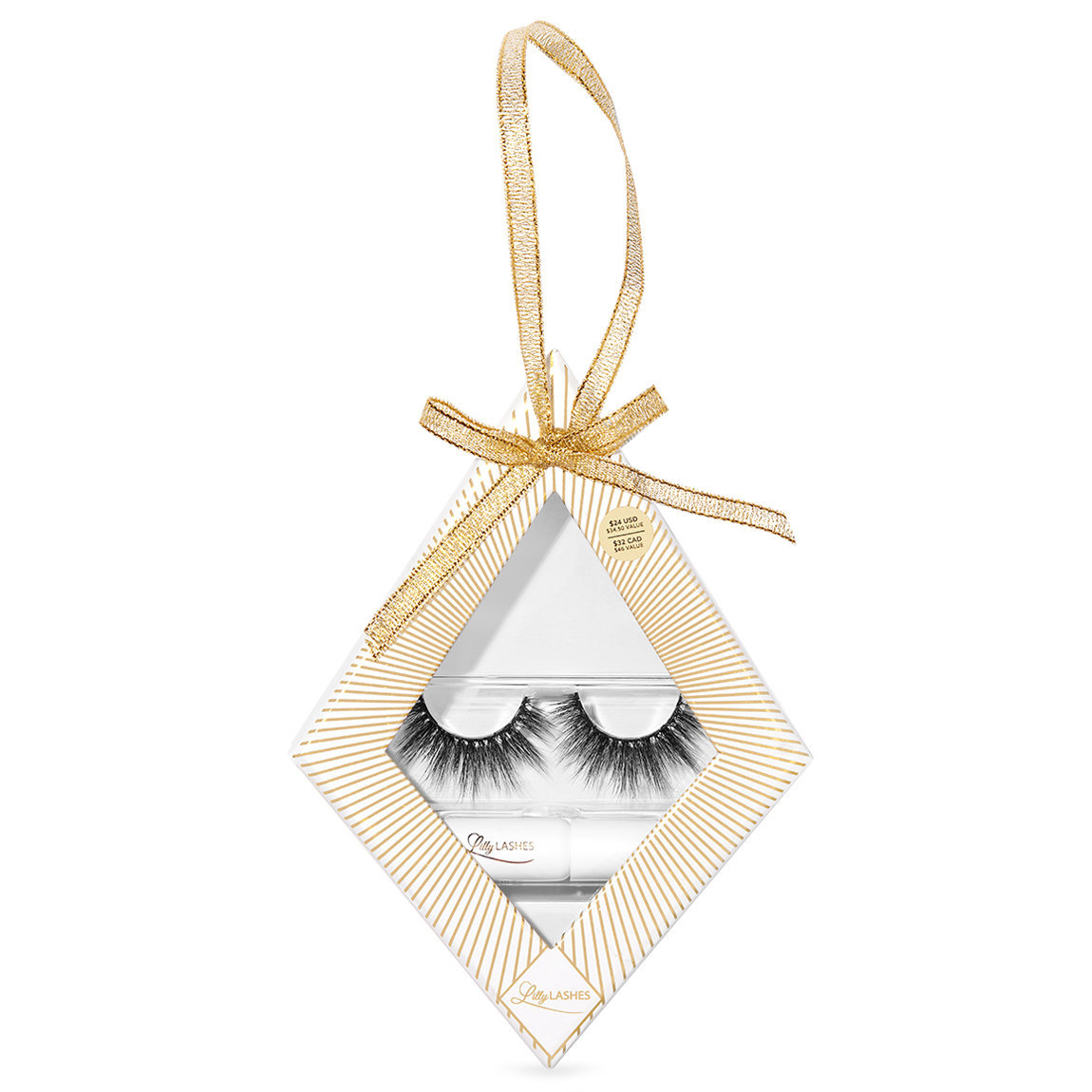 Lilly Lashes 3D Mink Miami Lash + Adhesive Ornament alternative view 1 - product swatch.