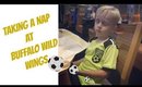 Taking a Nap at BDubs | Landon's FIRST EVER Soccer Game