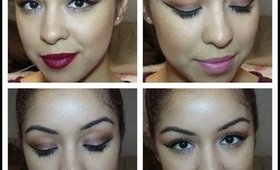 Festive Purpley Holiday Look Ft. Amrezy Palette !