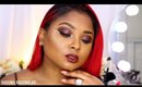 Valentines Day Makeup tutorial - Rasberry Chocolate eyes and dark lips- Queenii Rozenblad