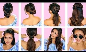 ★TOP 5 💗  LAZY EVERYDAY HAIRSTYLES with PUFF 💗  QUICK & EASY BRAIDS & UPDO for Long 💗 Medium HAIR