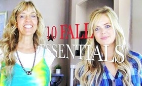 Top 10 FALL ESSENTIALS Collab!!