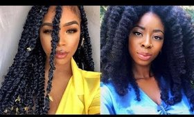 Cute Natural Hairstyle Ideas