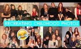 REENACTING CHILDHOOD PHOTOS WITH MY 5 SIBLINGS!