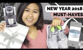 New Year Must-Haves 2018 | Home, Tech, + Fitness #GOALS