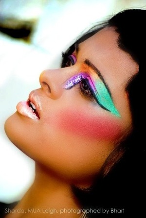 -bh cosmetics eye pallet
-Sedona lace cheek pallet 
-pink nude lips

short Wig! :) 