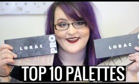 TOP 10 PALETTES- COLLAB WITH MYLOVEFORMAKEUP01 | heysabrinafaith