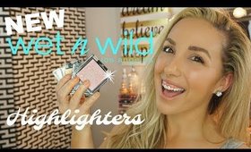 NEW WET N WILD MEGA GLO HIGHLIGHTERS | CHEEK SWATCHES & REVIEW