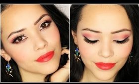 Orange trend makeup