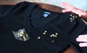 D!Y: embellishing a shirt