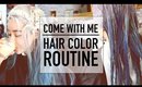 Hair Color Routine Transformation ♥ Before and After Ombre Hair Change ♥ Come with Me Vlog ♥ Wengie