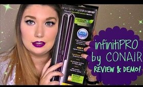 infinityPRO by CONAIR Flat Iron Review & Demo♥
