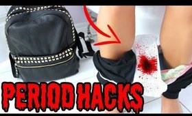 13 BACK TO SCHOOL PERIOD HACKS EVERY Girl SHOULD KNOW !!