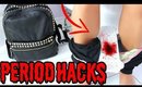 13 BACK TO SCHOOL PERIOD HACKS EVERY Girl SHOULD KNOW !!
