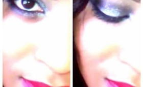 ★BLUE PURPLE EYE SHADOW TUTORIAL |DAY TO NIGHT(SPARKLY DARK BLUE PURPLE! HOW TO CREATE SMOKEY EYE