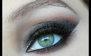 How to basic black smokey eyes and transform them into glamour/party/holiday make up look!