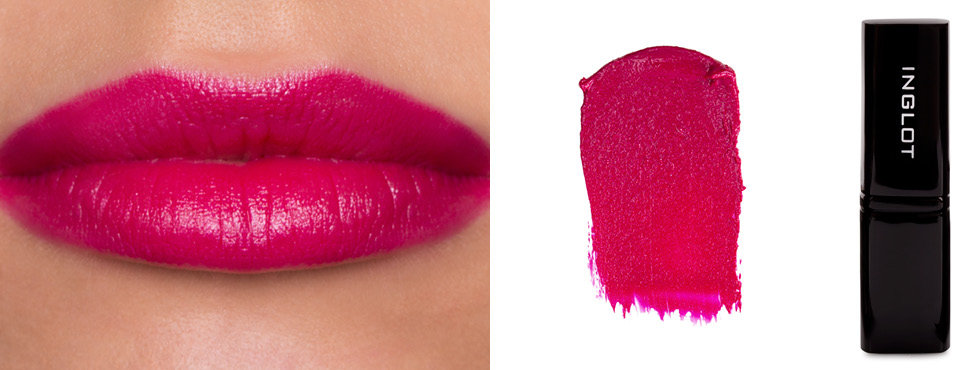 magenta red lipstick