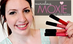 Bare Minerals Marvelous Moxie Lip Gloss Review! | sarahbeyeavlogs