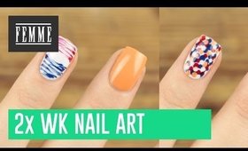 Tutorial: 2x WK Nail Art - FEMME