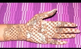 How To Make Henna Mehendi Design For EID 2013 : Full Hand Unique Henna/Mehendi Design