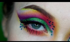 Rainbow Cut Crease Makeup